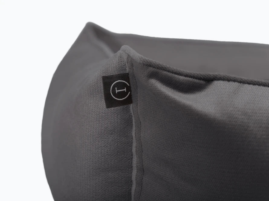 SOFA Velour Hundebett#Graphite