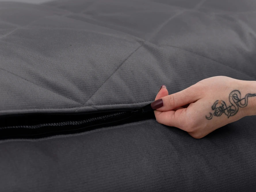 SOFA Velour Hundebett#Graphite