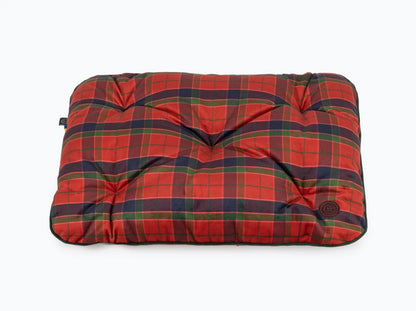 TOMAS Velour Kissen#Rote und schwarze Zelle