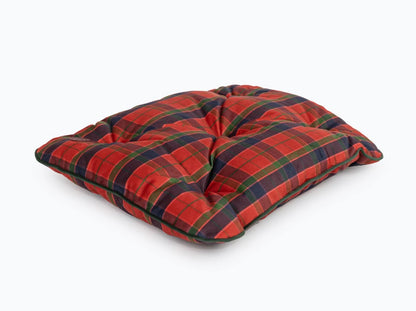 TOMAS Velour Kissen#Rote und schwarze Zelle