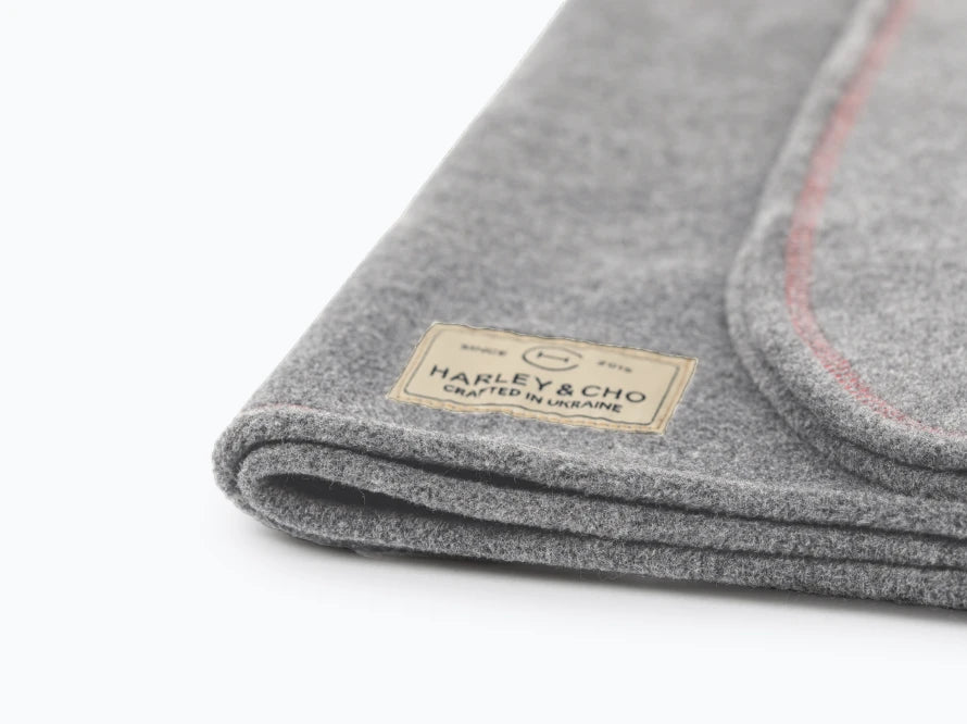 Tysha Fleecedecke#Grau